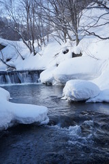 冬の川