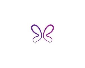 Butterfly logo vector icon