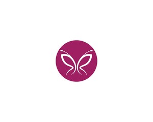 Butterfly logo vector icon