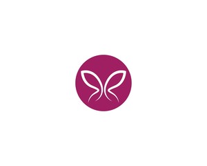 Butterfly logo vector icon