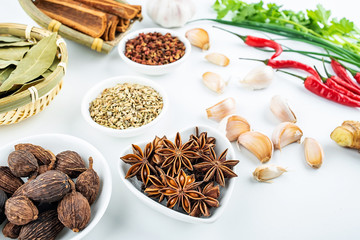 Chinese cooking ingredients and spices