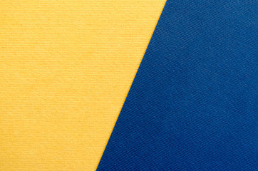 Blue and yellow paper texture background.