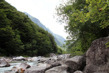valley and river