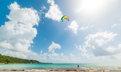Kite surfing in Guadeloupe