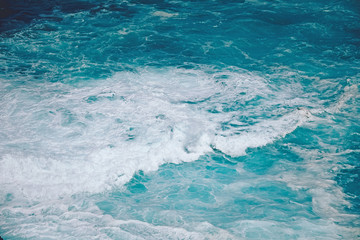 Naklejka premium Meer Ozean Meerwasser mit verschiedenen Wasserfarben