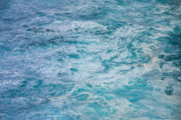 Meer Ozean Meerwasser mit verschiedenen Wasserfarben