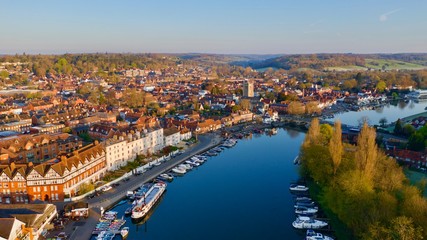 Henley on Thames at Sunrise, Drone