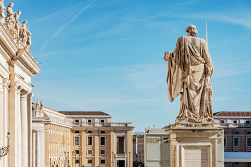 Naklejka premium Saint Peter Basilica in Vatican Rome