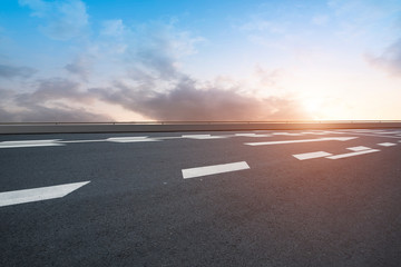 Fototapeta premium Road and Sky Landscape..