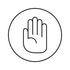 Hand, Palm Don't Touch