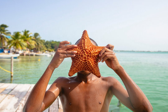 Starfish face