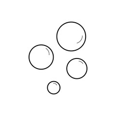 Bubble vector line icon 