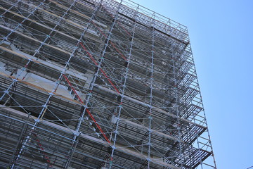 大型ビルの改修工事