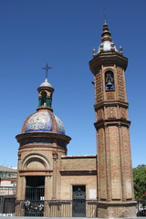 Chapel del Carmen at the Triana Bridge in Seville