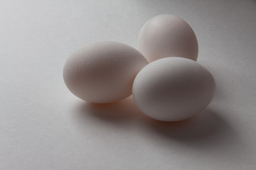 eggs on wooden background