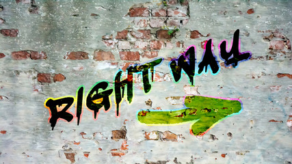 Street Graffiti Right Way