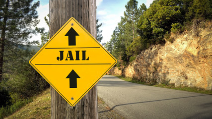 Street Sign to Jail