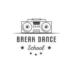 Break Dance School Logotype.