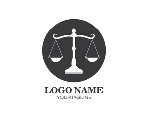 lawyer logo vector template design