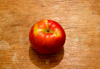 Red Apple on the table