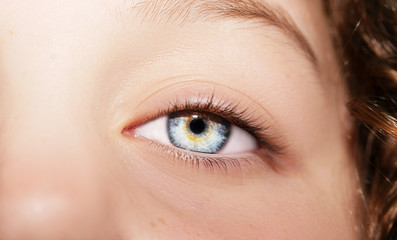 Obraz premium A beautiful insightful look eye. Close up shot