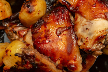 Grilled Chicken with Potatoes