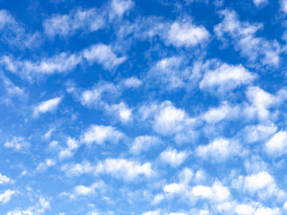 Naklejka na ściany i meble The abstract art design background of blue sky with smoky waving cloud,beauty by nature