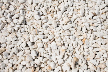 Texture of white river stones