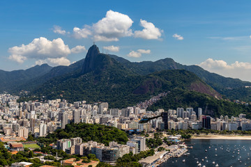 aerial view of the south zone of rio de janeiro