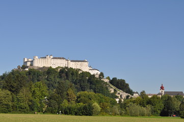 Fototapeta na wymiar Forteresse de Hohensalzburg, Mönchsberg, Salzburg, Autriche