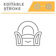 Armchair line icon