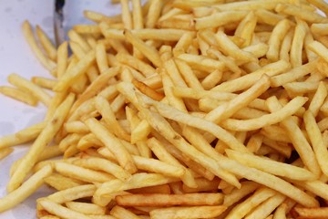 French fries is delicious at street food