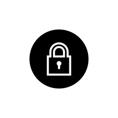 Lock icon vector. Encryption icon. Lock Icon in trendy flat style isolated. Security symbol