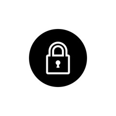 Lock icon vector. Encryption icon. Lock Icon in trendy flat style isolated. Security symbol