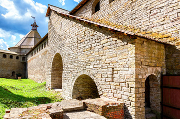 Fototapeta premium Historical Oreshek fortress is an ancient Russian fortress