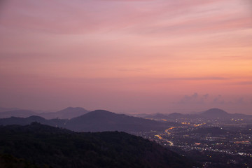 The dawn at Big Buddha
