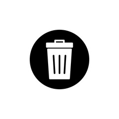 Trash icon vector. trash can icon. Delete icon vector