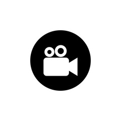 Naklejka premium Video camera icon vector. Video Camera. Camera Icons. Movie Sign. Cinema