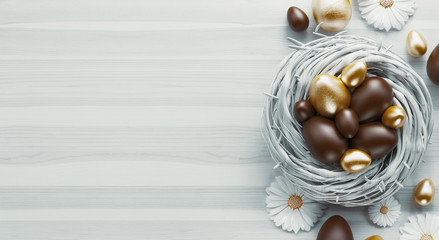 Easter eggs, 3d rendering