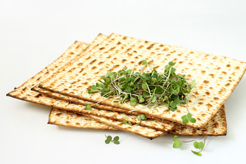 Jewish matza on Passover 