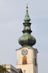 Turm der Pfarrkirche Wels, Oberösterreich