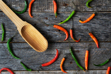 Mexican chili peppers