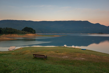 Rama lake in Scit, Bosnia and Herzegovina