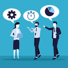 Business coworkers cartoons