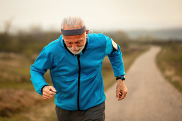 Fototapeta premium His years are not an excuse for active lifestyle!