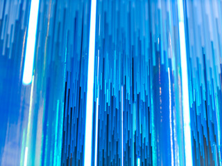 Blue light streaks. Abstract motion background. Colorful neon lines for music videos, DJs and VJ,...