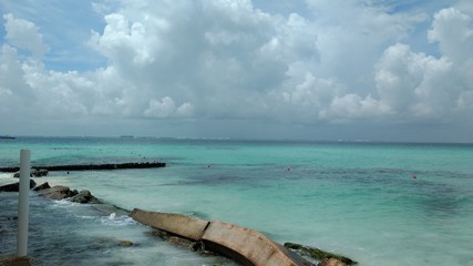 Obraz premium Beach in mexican Caribean