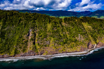 Die Azoren aus der Luft - Sao Miguel: Landschaften, K&uuml;sten, Meer und Felsen