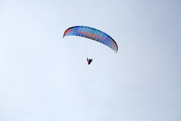 paraglider in the sky