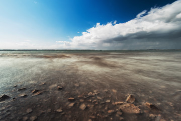 The Gilevskoe Reservoir in Altai
